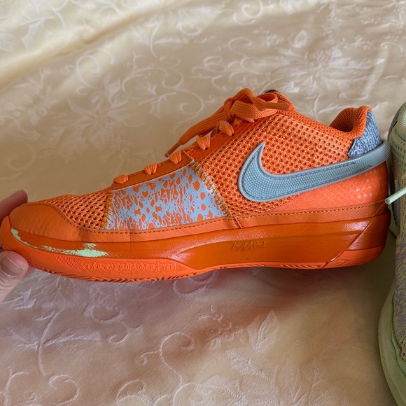 Nike Kids Colorblock Sneakers - Orange & Mint - Picture 3 of 12